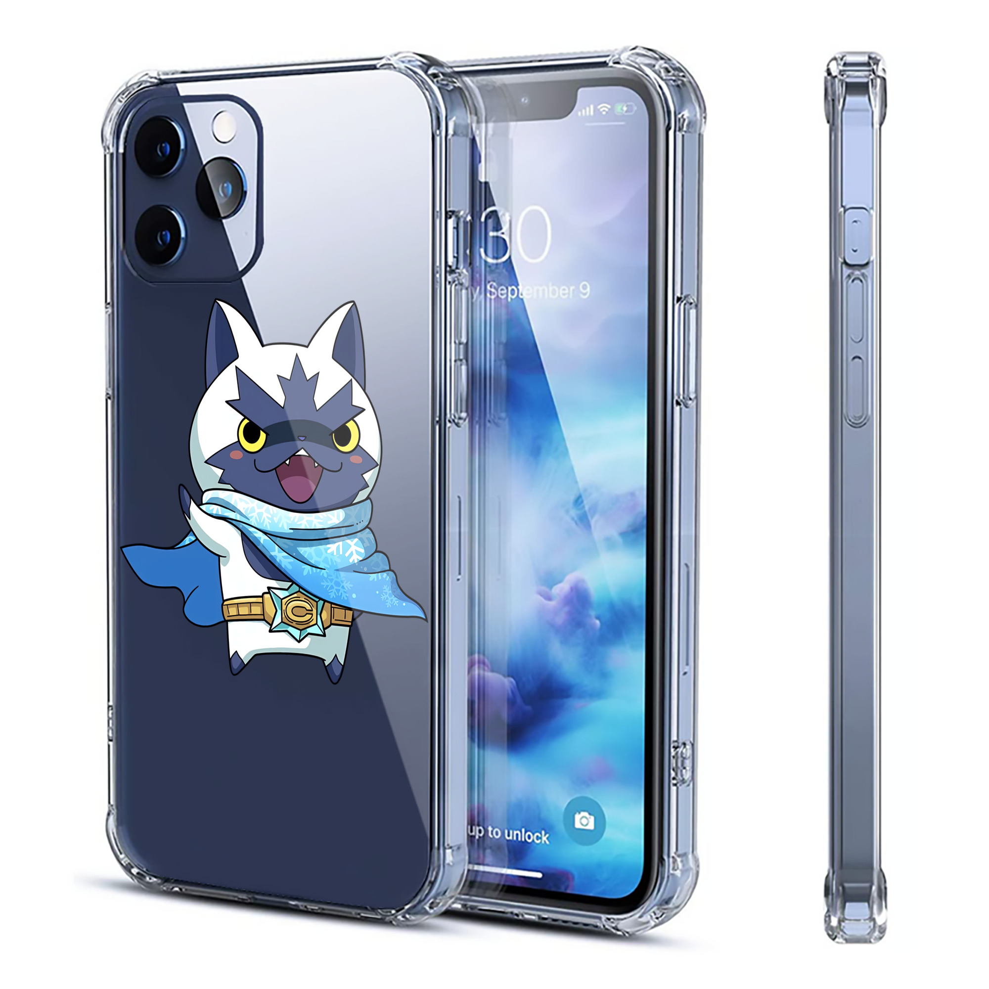（画像用） 妖怪ウォッチ Yo-kai Watch 【iPhone 12シリーズ対応】透明スマホケース（クリアソフトケース）